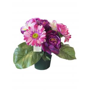 Coupe en fleurs artificielles