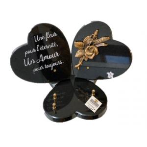 Plaque 3 coeurs