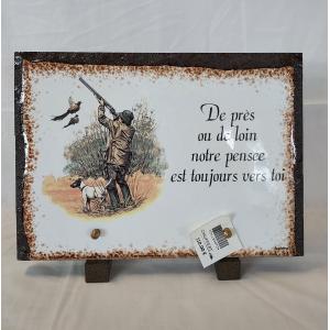 Plaque en lave